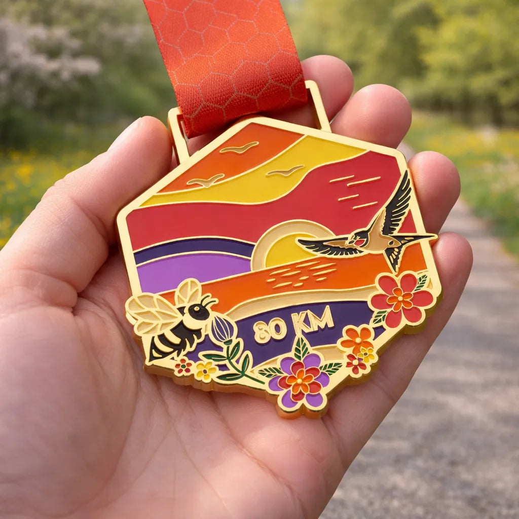 médaille challenge running abeilles