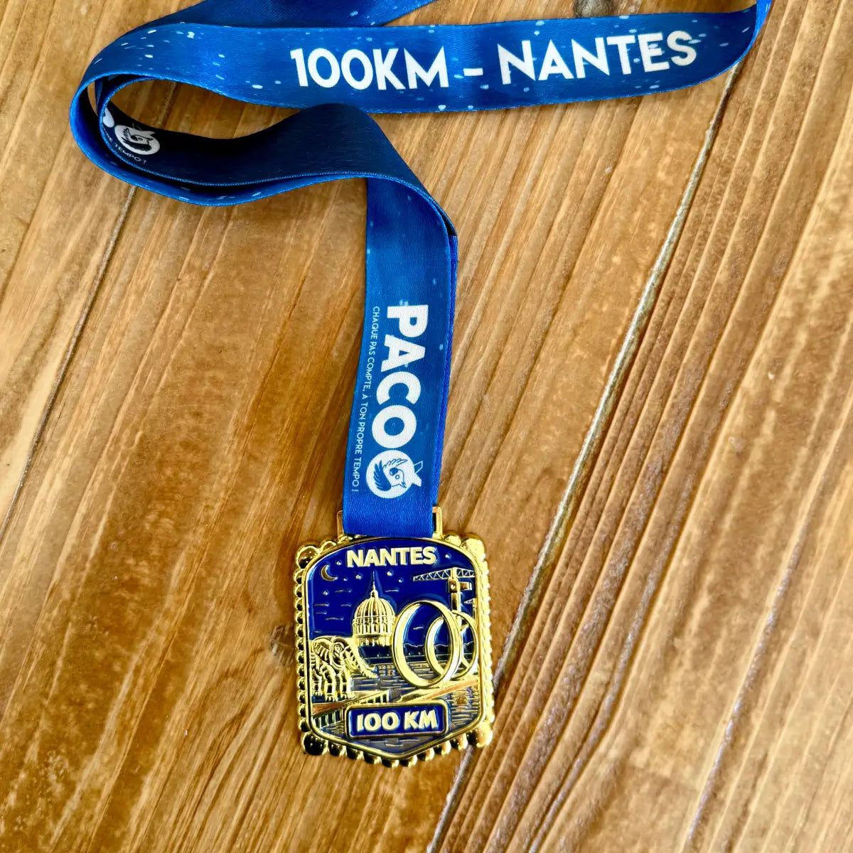 médaille course running nantes pacoo