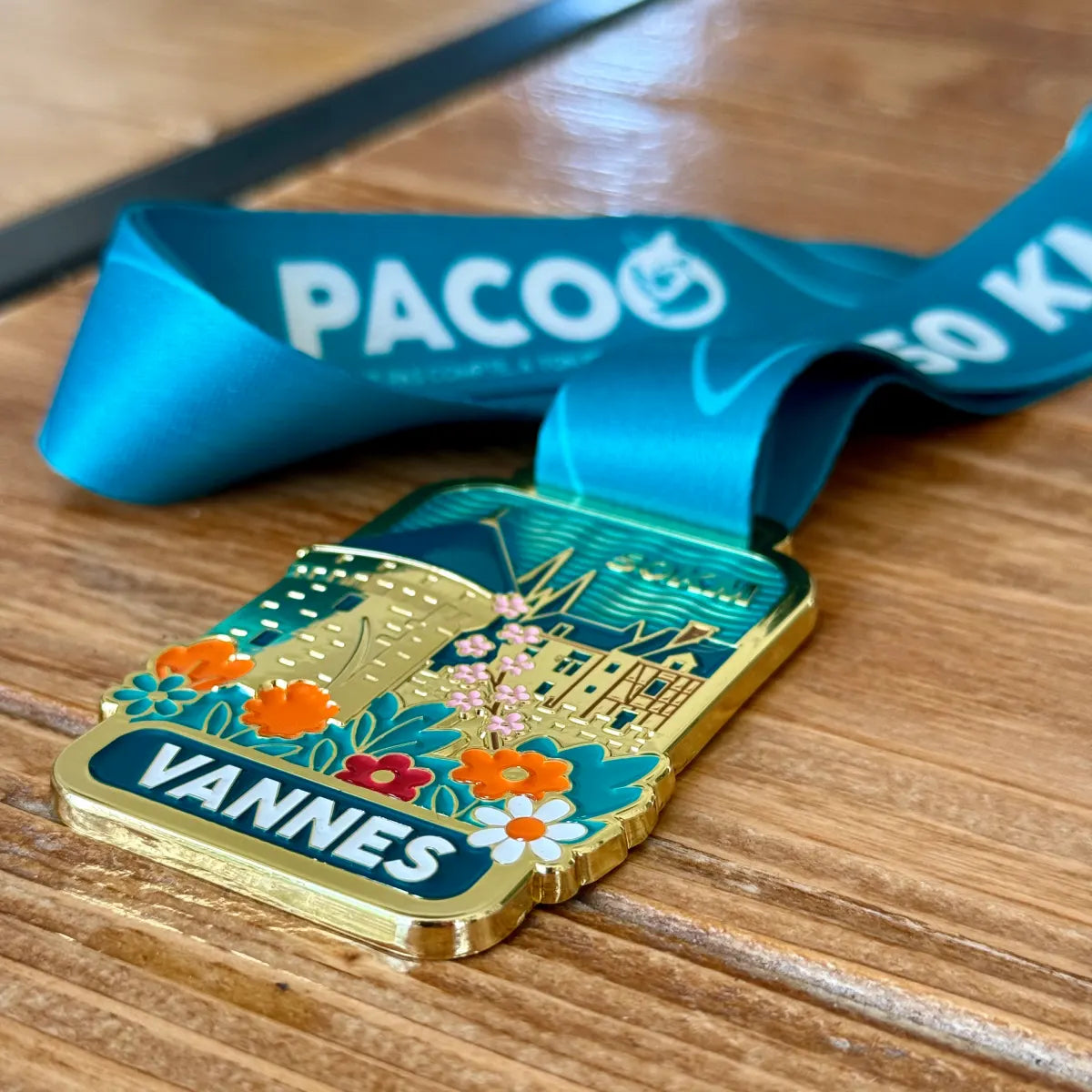médaille défi running Vannes